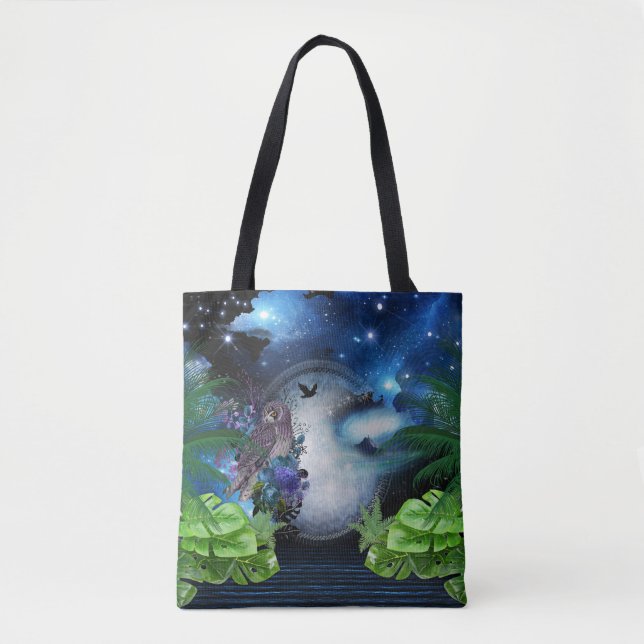 Outer Space Portal Bridesmaid gift Tote Bag (Front)