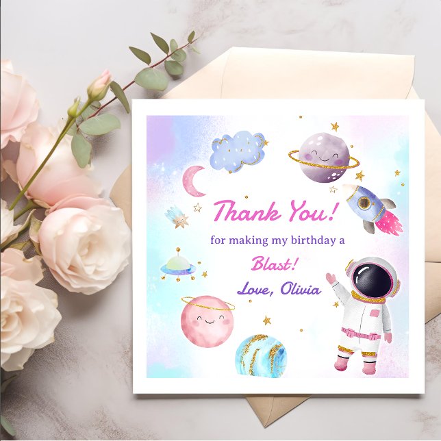 Outer Space Rocket Planets Paper Plates Napkin (Creator Uploaded)