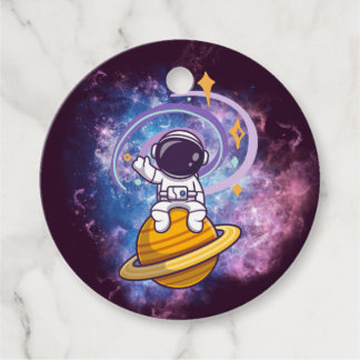 Outer Space Rocket Theme Party Cupcake Toppers  Favour Tags