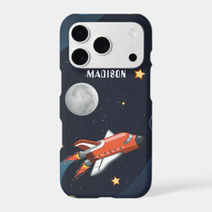Outer Space Shuttle Travel Moon Stars Personalized