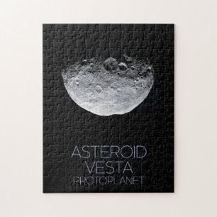 Outer Space, Solar System, Asteroid Belt, Vesta Jigsaw Puzzle