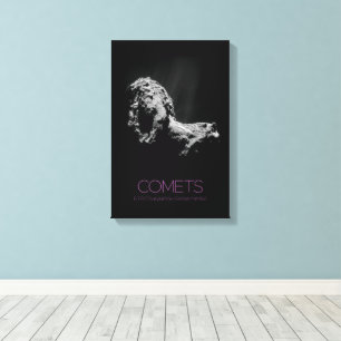 Outer Space, Solar System, Cosmos, Comets, 67P Canvas Print