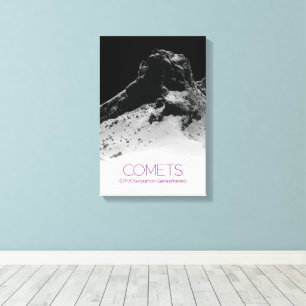 Outer Space, Solar System, Cosmos, Comets, 67P Canvas Print