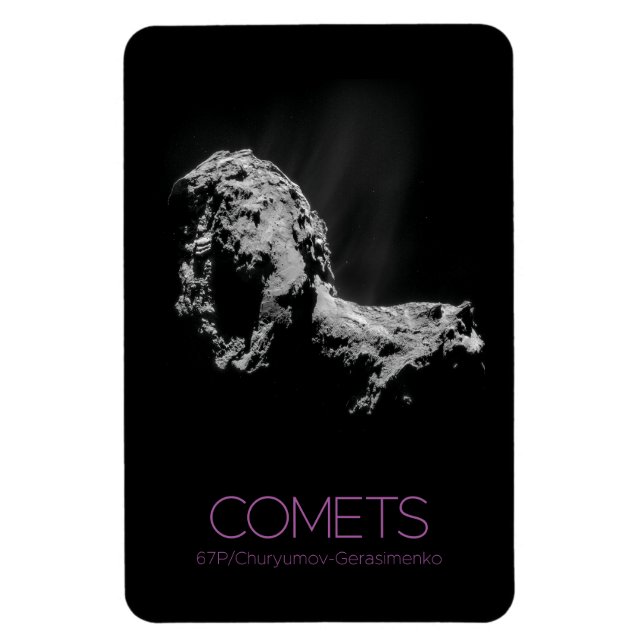 Outer Space, Solar System, Cosmos, Comets, 67P Magnet (Vertical)