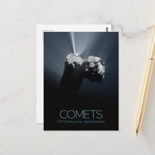 Outer Space, Solar System, Cosmos, Comets, 67P Postcard