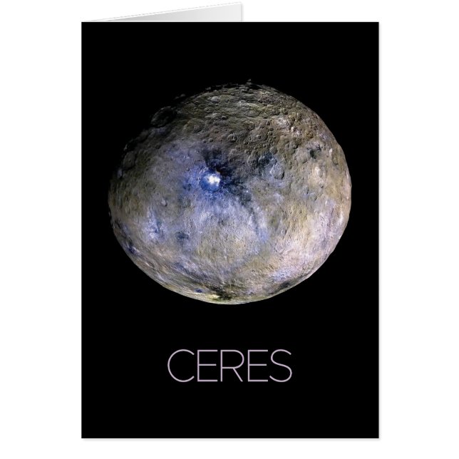 Outer Space, Solar System, Dwarf Planet Ceres (Front)