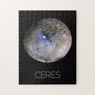 Outer Space, Solar System, Dwarf Planet Ceres Jigsaw Puzzle