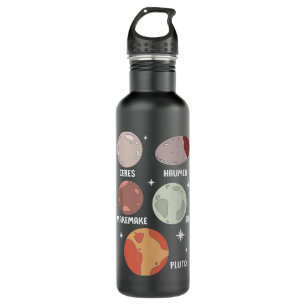 Outer Space Solar System Dwarf Planet For Kids 710 Ml Water Bottle