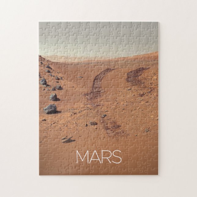 Outer Space, Solar System, Planet Mars, Curiosity Jigsaw Puzzle (Vertical)