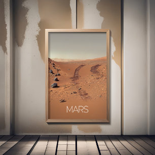 Outer Space, Solar System, Planet Mars, Curiosity Poster