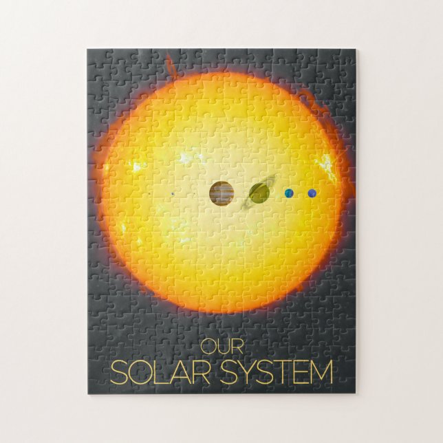Outer Space, Solar System, The Sun and Planets Jigsaw Puzzle (Vertical)