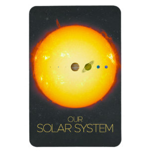 Outer Space, Solar System, The Sun and Planets Magnet