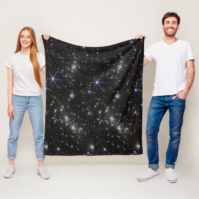 Outer Space Stars Galaxies Solar System Fleece Blanket (In Situ)