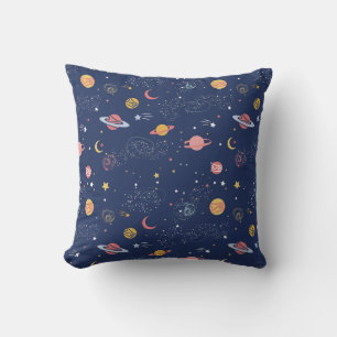 Outer Space Throw Pillow