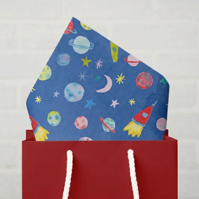 Outer Space UFO Rocket Planet Pattern Gift Tissue Paper (Outer Space UFO Rocket Planet Pattern Gift Tissue Paper
)