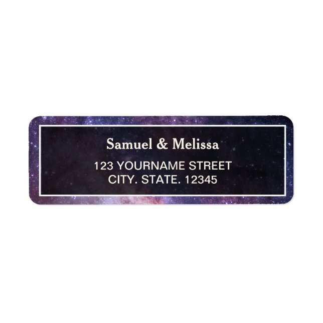 Outer Space Universe Galaxy Wedding (Front)