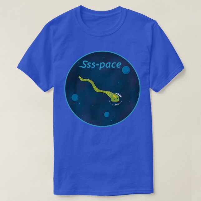 Outer ssspace space snake  T-Shirt (Design Front)