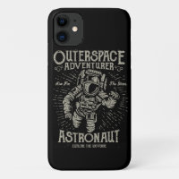 Outerspace Adventurer Astronaut Aim For The Stars
