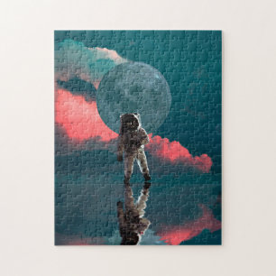 Outerspace Astronaut Art Space Suit Clipart Jigsaw Puzzle