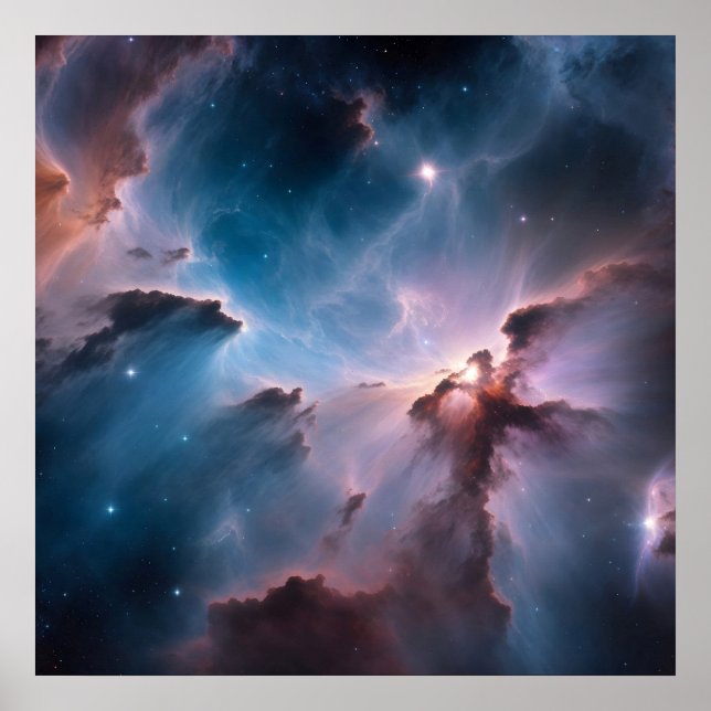 Outerspace Nebula Poster (Front)