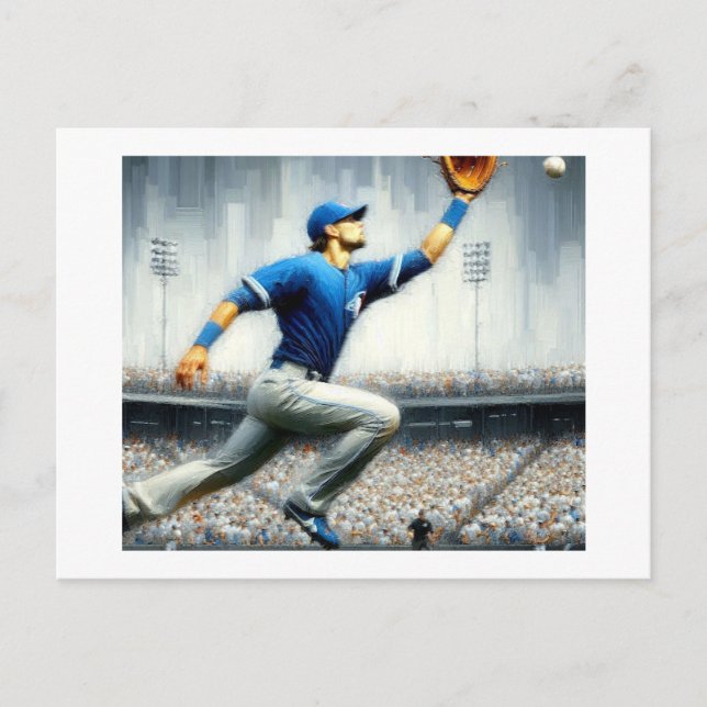 Outfielder,  postcard (Front)