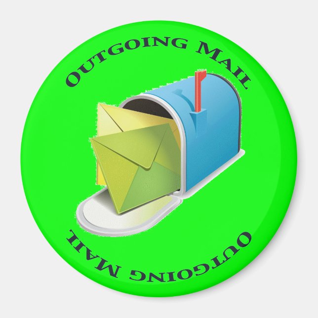 Outgoing Mail Magnet (Front)
