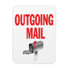 Outgoing Mail pickup magnet