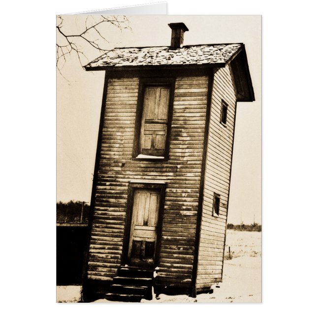 Outhouse à deux étages - Vintage (Devant)