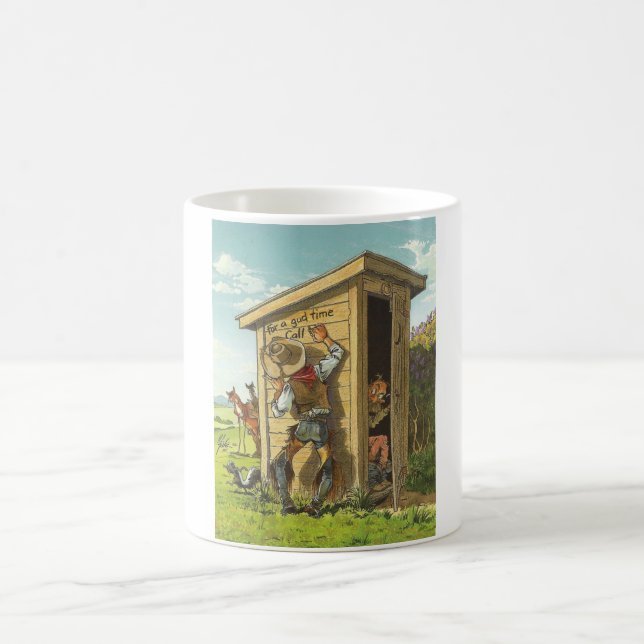 OUTHOUSE FUN MUG (Center)