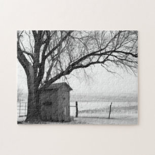 Outhouse in Winter Puzzle