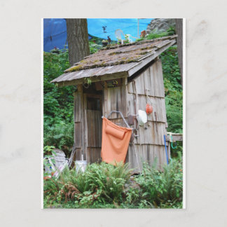 outhouse postcard