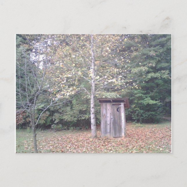 Outhouse Postcard (Front)