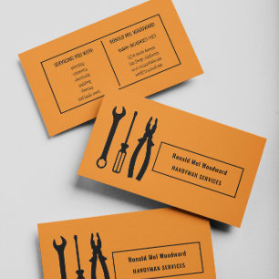Outil Terracotta Handyman Services Carte de visite