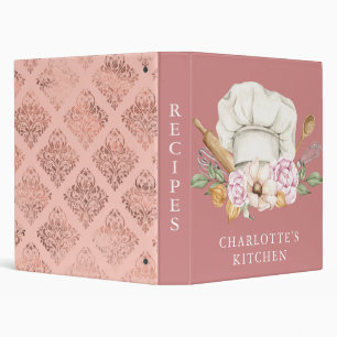 Outils de boulangerie personnalisée Rose Classeur 