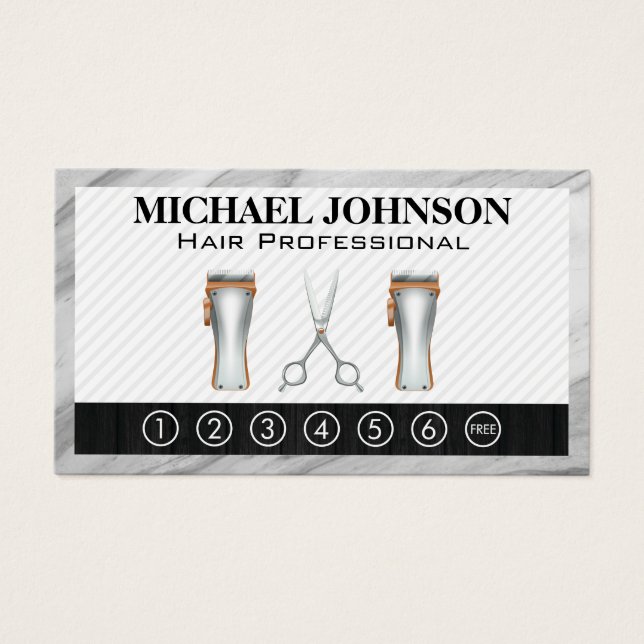 Outils en barrette | Carte Punch (Devant)