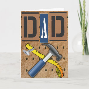 Outils Papa Bonne Fête des pères Carte