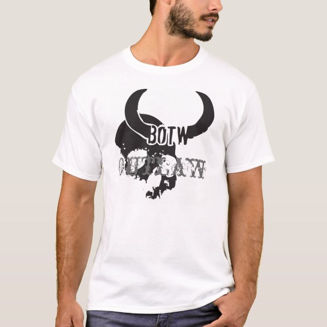 OUTLAW BOTW LOGO SKULL TEE (Front)