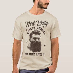 Outlaw Legend - Ned Kelly - Australia Bushranger T T-Shirt