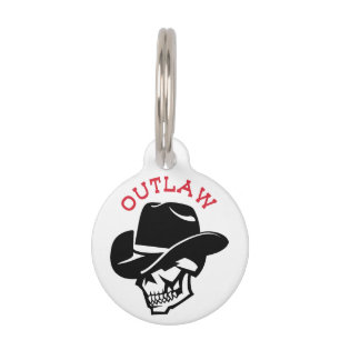 Outlaw Pet Tag