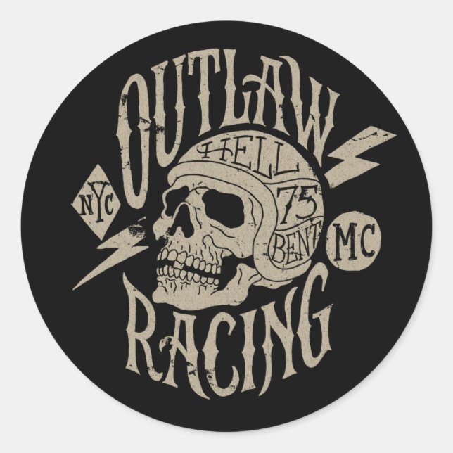 Outlaw Racing Sticker (Front)