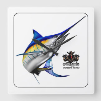 Outlaws Blue Marlin Wall Clock