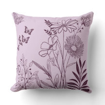 Outline Aesthetic Flowers And Butterflies