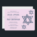 OUTLINE LETTERS STAR OF DAVID Custom BAR Mitzvah Invitation<br><div class="desc">Perfect card to announce a bar or bat mitzvah! Hand made art for you with star of david on the front and back side! FULLY CUSTOMIZABLE! Click on “Personalize” above to edit the text. Click "edit using design tool" to adjust the fonts, colours and placements and to delete the back...</div>