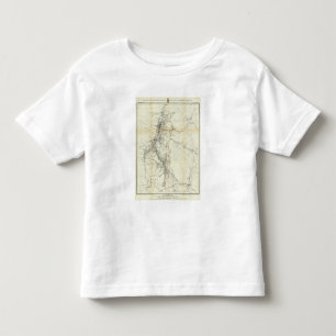 Outline Map of Washoe District Toddler T-shirt
