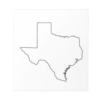 Outline of Texas Collection Notepad