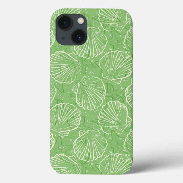 Outline seashells Case-Mate iPhone case (Back)
