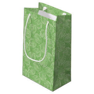 Outline seashells small gift bag