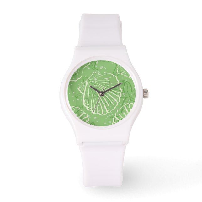 Outline seashells watch (Front)