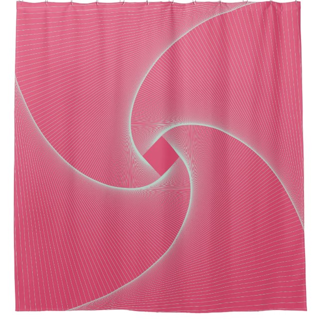 Outlined square vortex, velvet pink. (Front)