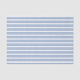 Outlined Stripes Blue/Grey Tissue Paper